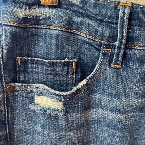 EUC Anthropologie Pilcro & the Letterpress denim skirt size 26 - Picture 6 of 13